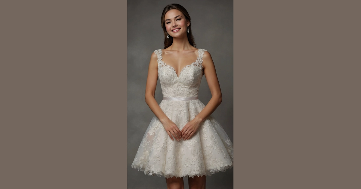 Chic to the Core: 07 Short Wedding Dress Choices for Your Second “I Do”